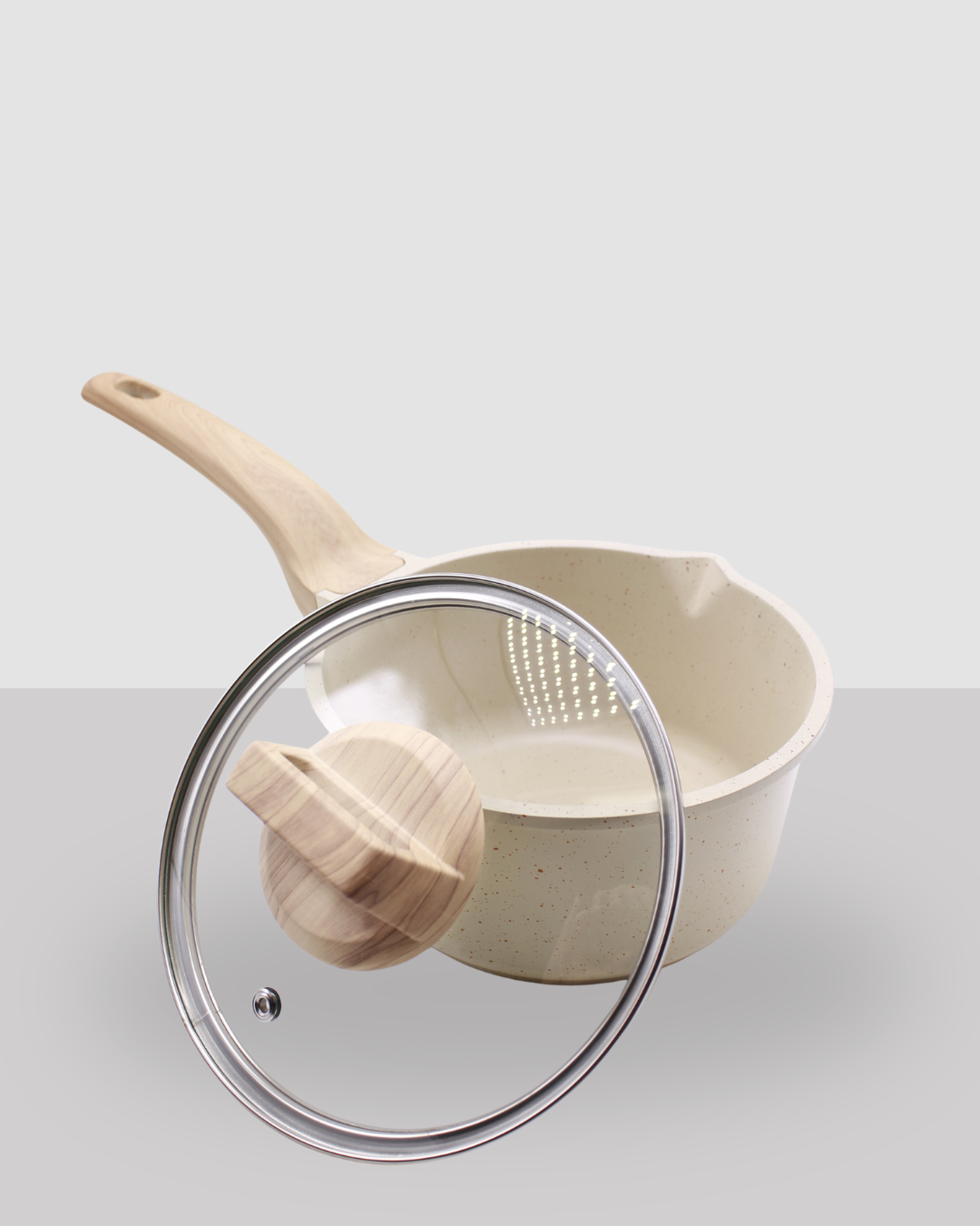 DuJour Home™ TerraLuxe Non-Stick 18cm Milkpan With Lid